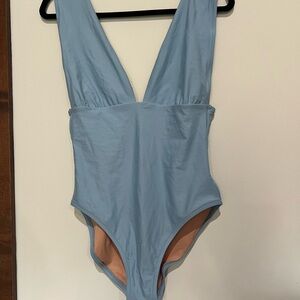 J. Crew Light Blue Swimsuit 10